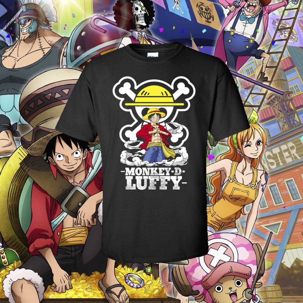 One Piece Luffy – Remera Unisex Niño | Phobos y Deimos